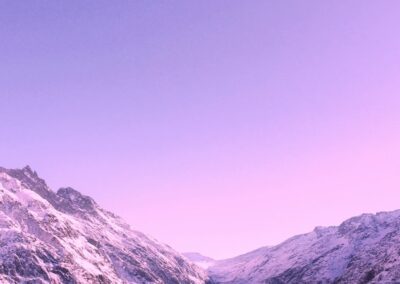 landscape photography of mountains